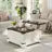 Jareal Coffee Table,Farmhouse Lift Top Coffee Table,Square Coffee Table with Storage for Living Room
